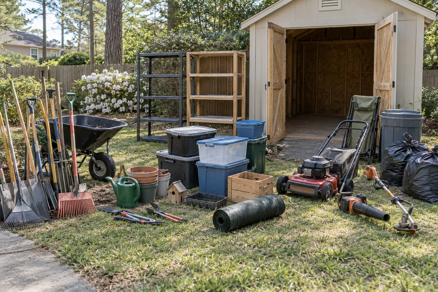 Shed Cleanout & Contents Removal planning